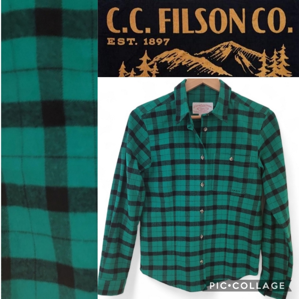 NWOT Filson Women's Alaskan Guide Flannel Shirt Size S